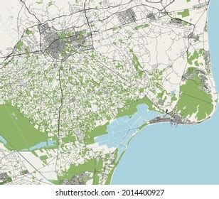 Map City Elche Spain Stock Vector (Royalty Free) 2014400927 | Shutterstock