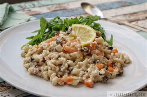 Seafood risotto - lovethatbite.com