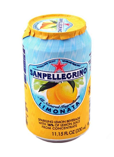 San Pellegrino Sparkling Beverage Limonata Lemon Fl Oz Cans