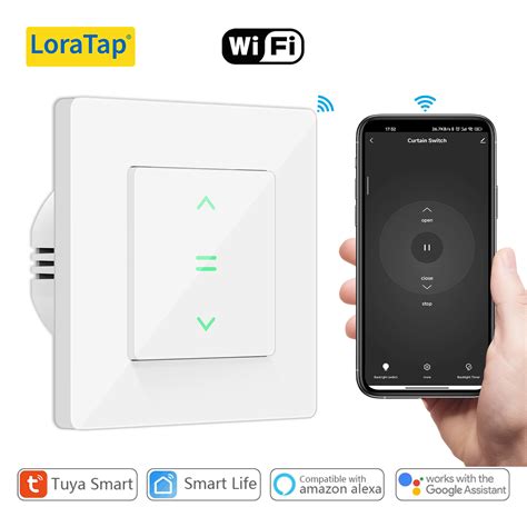 Loratap Wifi Touch Rideau Interrupteur Motoris Pour Roller Shutter