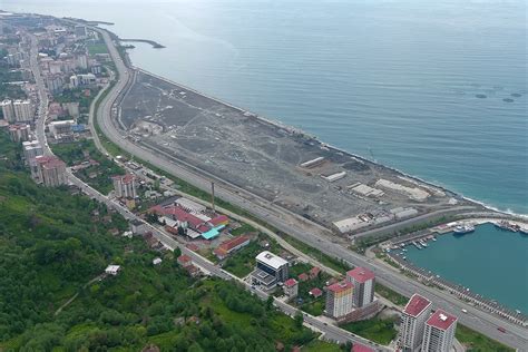 Rize Şehir Hastanesi nin dolgu çalışmaları bitti sıra üst yapı