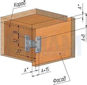 мебельные клипсы для фасада