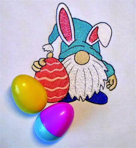 Easter Gnome Embroidery Design Holiday Embroidery Designs Etsy