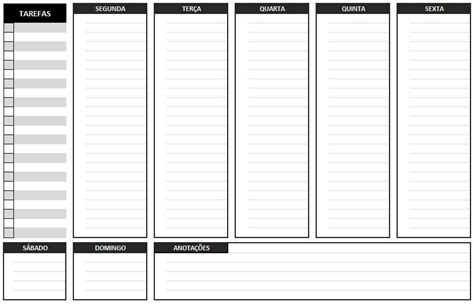 Planner Semanal Download Gratuito - Planner Semanal para Imprimir: 8 Modelos Grátis para Download