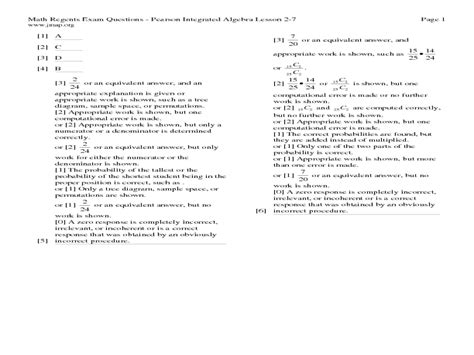 Dependent Events Worksheet