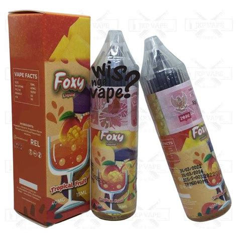 Jual Foxy Liquid Tropical Fruit 15ml Salt Nic By Indo Brew