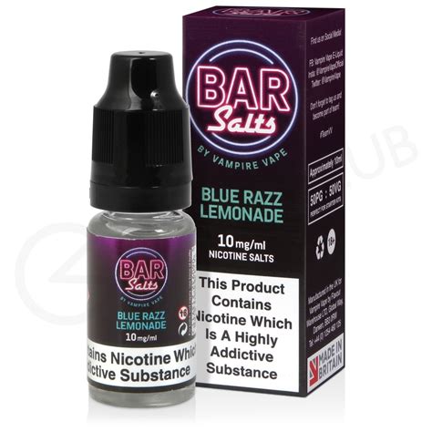 Blue Razz Lemonade Nic Salt By Bar Salts 4 For 12 Multi Buy