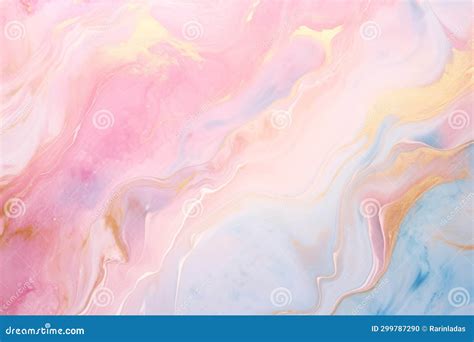 Pink Gold Marble Abstract Swirl Background Liquid Marble Design Stock