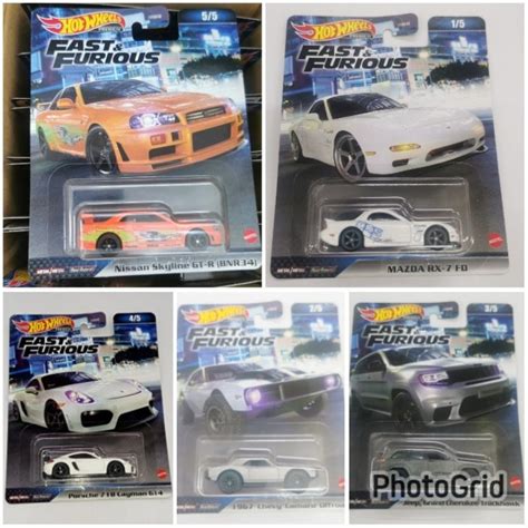 Hot Wheels Rápido Y Furioso Nissan Skyline GT R BNR34 Naranja Toyota