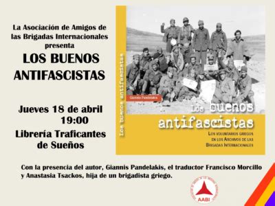 Presentación del libro Los buenos Antifascistas Asociación de