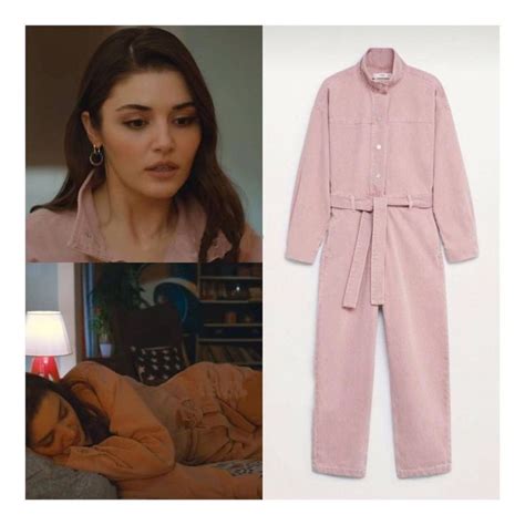 Pink Jumpsuit Worn By Hande Erçel Hande Ercel Style Fashion Capsule Fashion Outfits