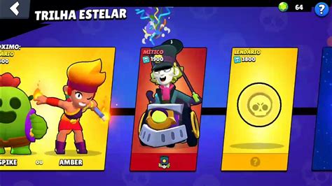 Resgatando Recompensas Do Brawl Pass 51 A 70 Youtube