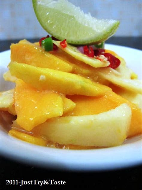 Resep Salad Mangga And Apel Dengan Saus Selai Kacang Just Try And Taste