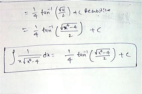 Solved Find The Indefinite Integral Dx X 4 Course Hero