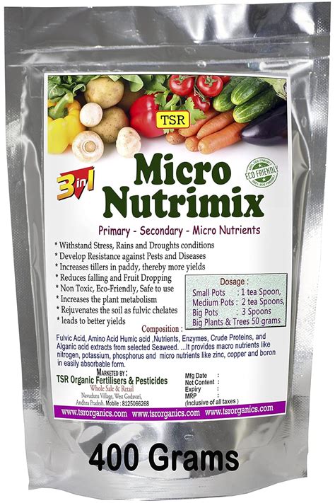 Tsr Garden Store Organic Micro Nutrimix Granules Grams