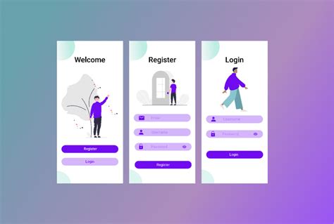 Login And Register Figma