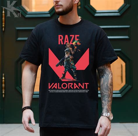 Comfort Colors Raze Valorant Tshirt Valorant Raze Shirt Raze Etsy