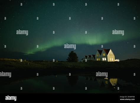 Iceland - Northern Lights - Aurora Stock Photo - Alamy