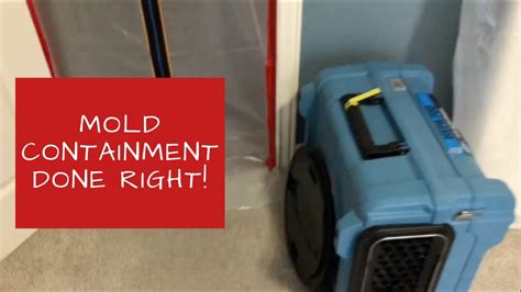 The RIGHT Way To Set Up Containment For Mold Remediation YouTube