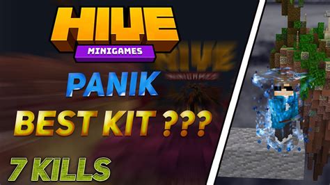 What Is The Best Hive Skywars Kit Panik Youtube