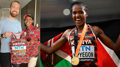 Faith Kipyegon Gifts Super Fan Her World Championship Winning Vest