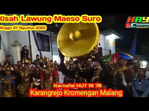 Karnafal Karangrejo Kromengan Malang HUT RI Ke 78 I Drama YouTube