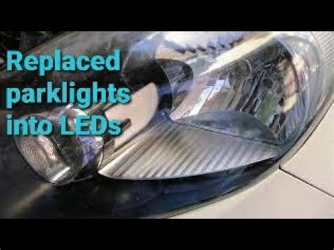 How To Replace Halogen Bulb Parklights Into Leds Kia Picanto Youtube