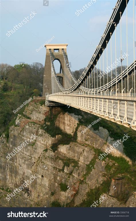 Clifton Suspension Bridge In Bristol Uk Built By Isambard Kingdom