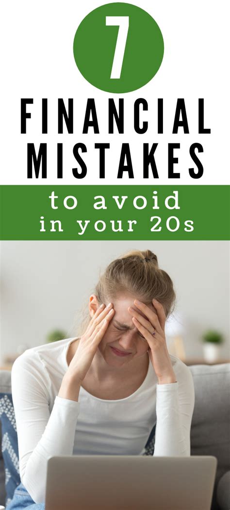 Financial Mistakes To Avoid In Your 20s