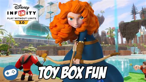 Merida Disney Infinity 30 Toy Box Fun Gameplay Compilation Youtube