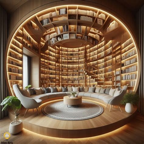 Giant Circular Library Bookshelf Design Guide Idea Arts