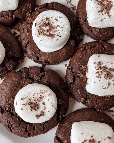 Christmas Chocolate Marshmallow Cookies