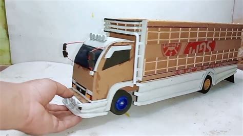 Cara Membuat Truck Sulawesi Mbois Dari Kardus Miniatur Truck Kardus