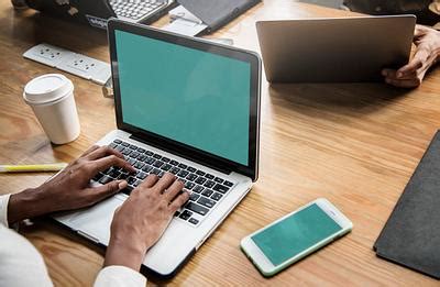 business people working   laptop  public domain photo