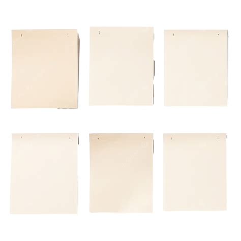 Blank Note Paper Sheets Isolated Binder Blank Book Png Transparent