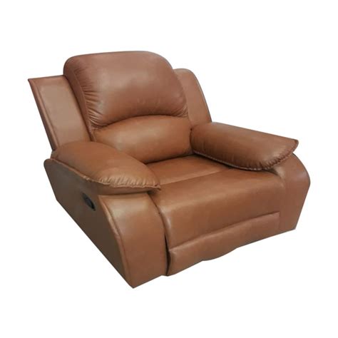 Leather Brown Recliner Sofa For Home Seating Capacity At Rs