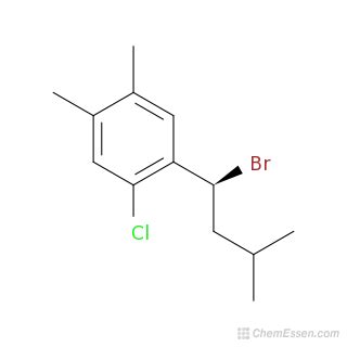 Bromo Methylbutyl Chloro Dimethylbenzene Structure