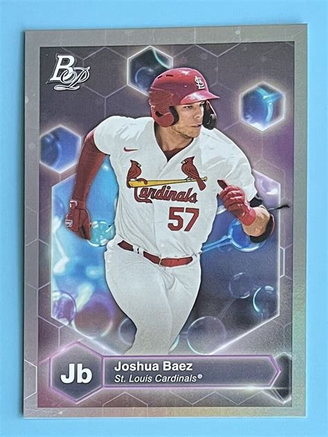 2022 Bowman Platinum Precious Elements Joshua Baez PE 11 St Louis