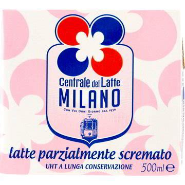 Latte Uht Parzialmente Scremato CENTRALE DEL LATTE 500 ML Coop Shop