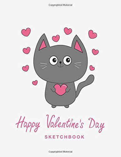 Happy Valentine S Day Card With A Cute Black Cat Holding A Heart In Its