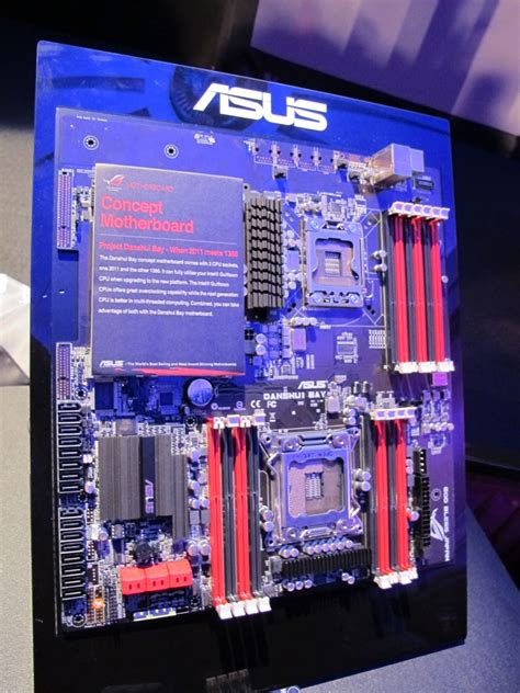 Asus Danushi Bay Motherboard Supports Both LGA 2011 and LGA 1366 CPUs