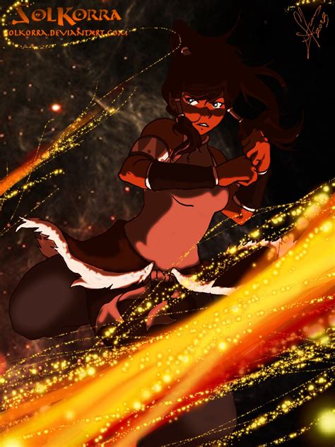 Korra Firebender Sparks Effect By Solkorra On Deviantart