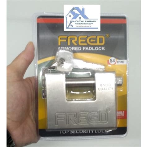 Jual Gembok Panzer 84 Mm FREED Armored PadLock Gerbang Besi Shopee