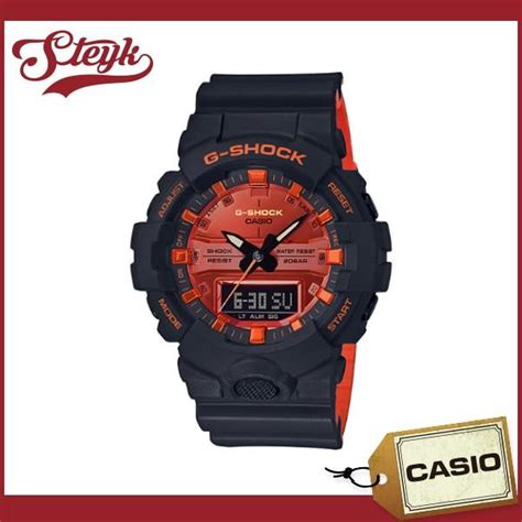 CASIO GA 800BR 1A カシオ 腕時計 G SHOCK ジーショック BRIGHT ORANGE COLOR アナデジ メンズ