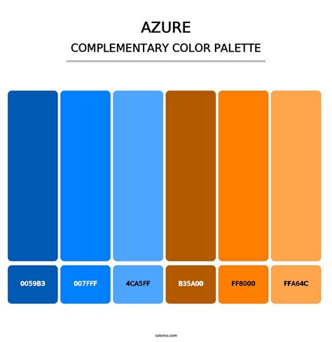 Azure color palettes - colorxs.com