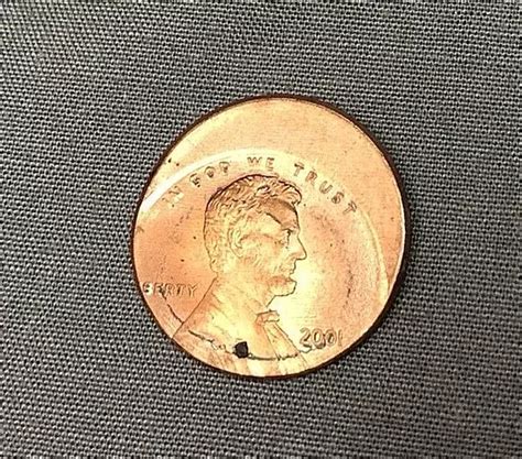 ERROR LINCOLN MINT Cent Memorial Off Center Penny Struck Copper Bu Coin