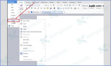 Cara Menambah Kolom Di Wps Office IFaWorldCup