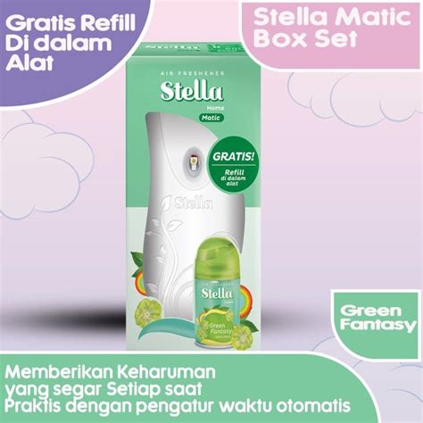 STELLA MATIC MESIN PENGHARUM RUANGAN OTOMATIS ALAT REFILL BOX SET