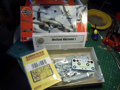 1/72 Airfix Westland Whirlwind fighter with Airwaves cockpit etch, and another one as a spare ...