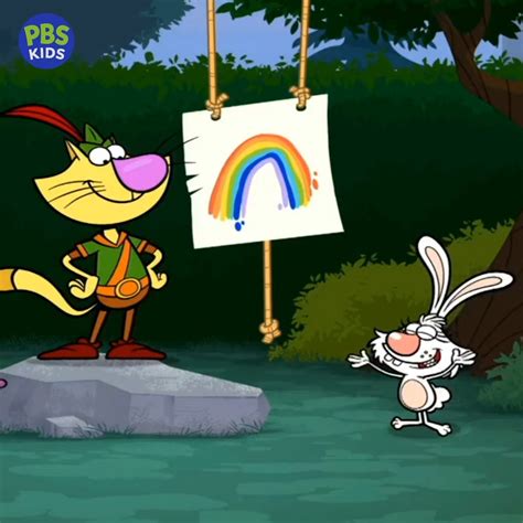 Pbs Kids On Twitter Sing It Daisy 🌈 Naturecatshow Findarainbowday